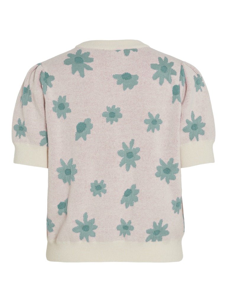 30% Vimavis S/S Knit Pullover - SS26 van Vila – Pulls voor dames | Meisjes Brugge