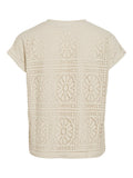 Vimerinda V-Neck C/S Top van Vila – Tops voor dames | Meisjes Brugge