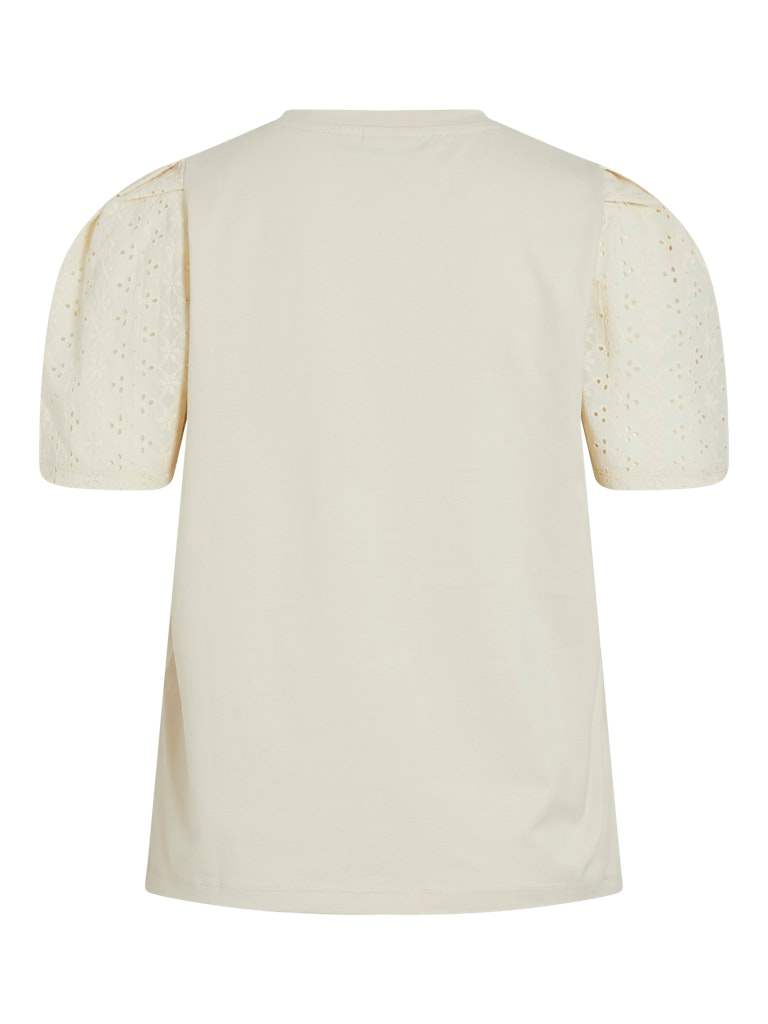 Vimerry O-Neck S/S Top van Vila – Tops voor dames | Meisjes Brugge