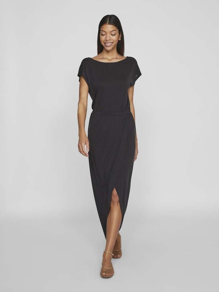 Vimodala Boat Neck Cap Sleeve Dress van Vila – Jurken voor dames | Meisjes Brugge
