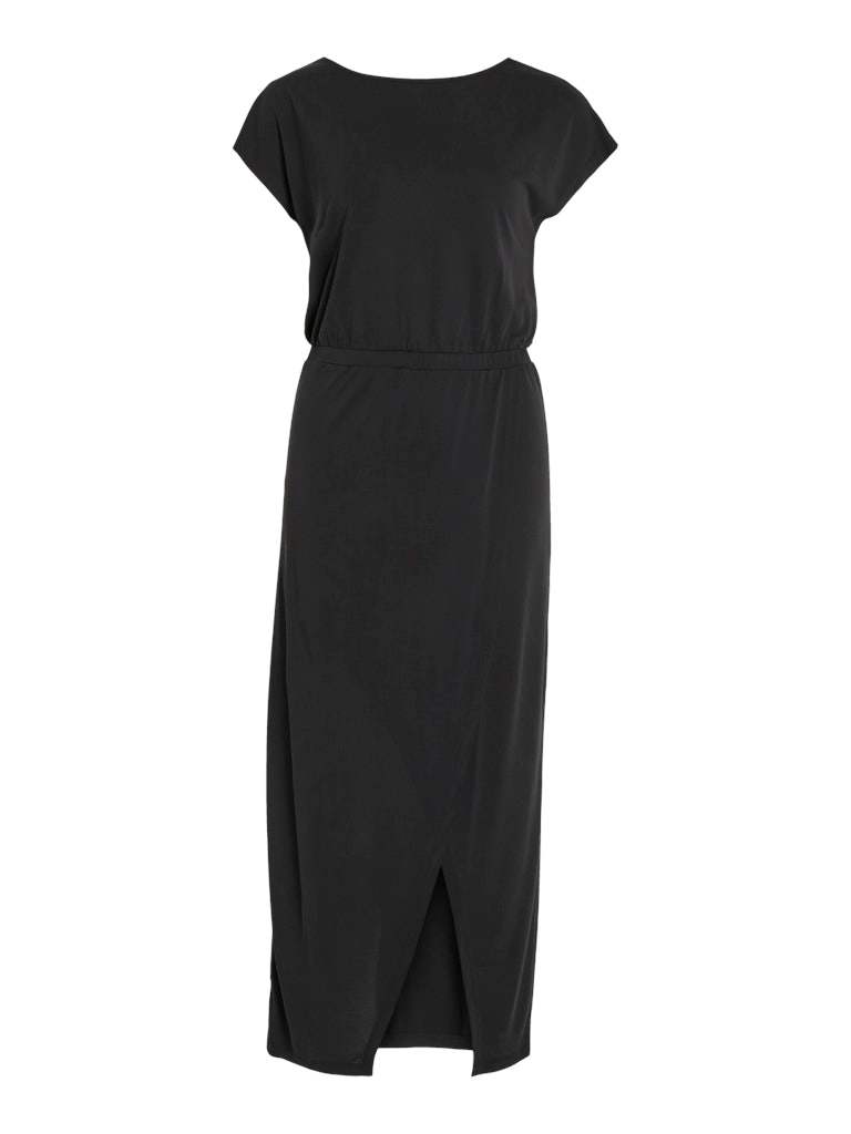 Jurken Vimodala Boat Neck Cap Sleeve Dress van Vila