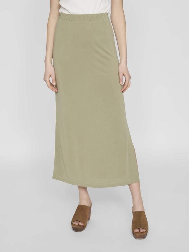 Oil Green Rokken - Vimodala Hw Maxi Skirt - Noos van Vila