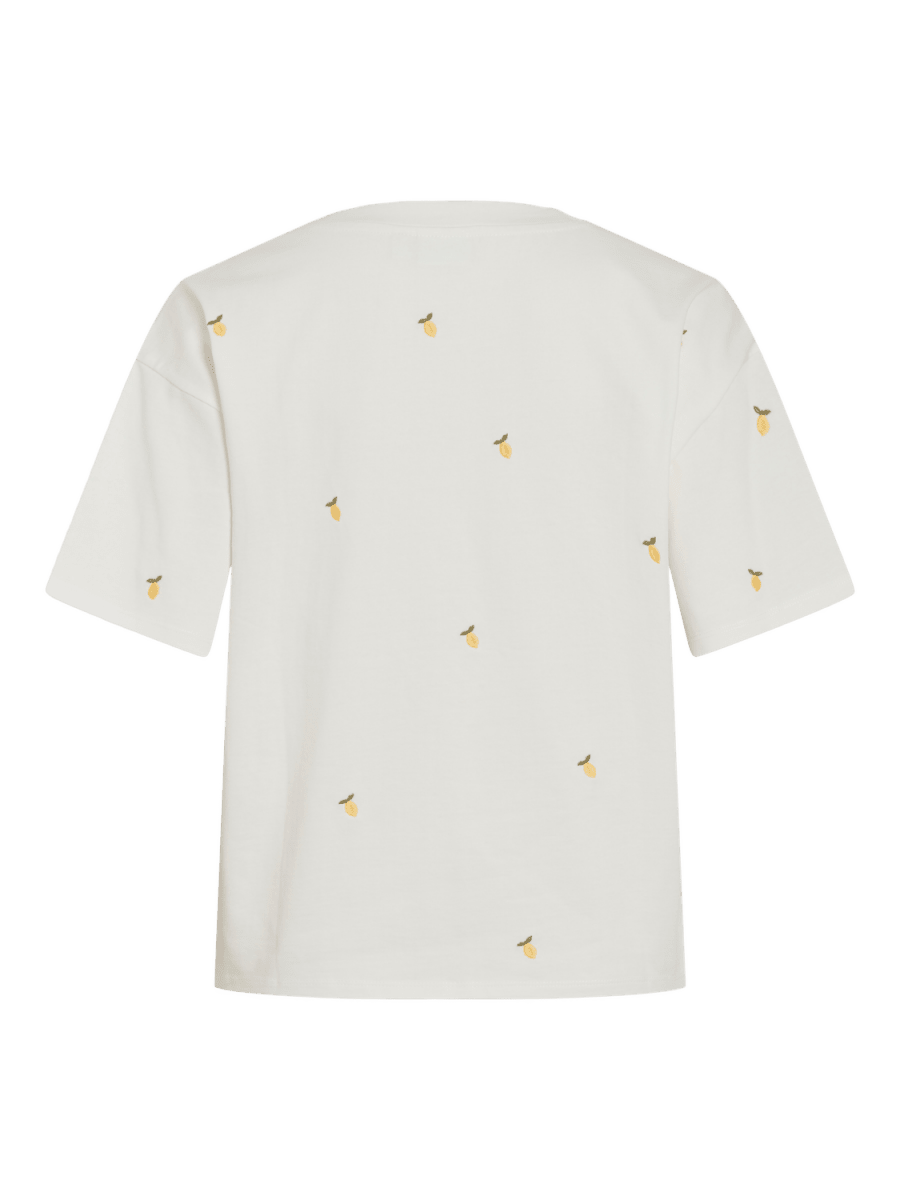 Vimonie Emb O-Neck S/S T-Shirt van Vila – T-shirts voor dames | Meisjes Brugge
