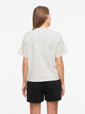Vimonie Emb O-Neck S/S T-Shirt van Vila – T-shirts voor dames | Meisjes Brugge