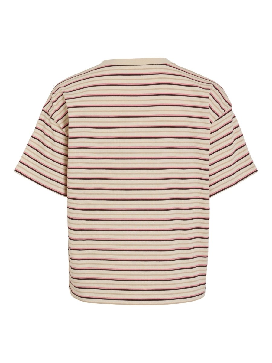 Vimonie Stripe O-Neck S/S T-Shirt van Vila – T-shirts voor dames | Meisjes Brugge