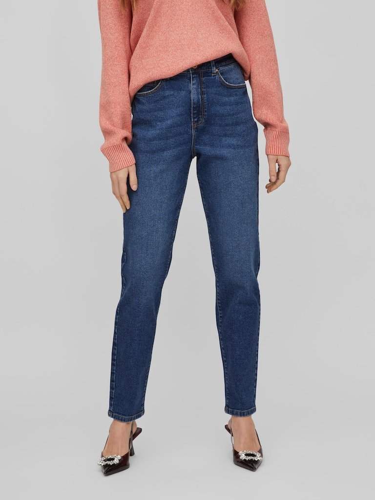 Dark Blue Denim 32 Jeans - Vinaomi Jo Hw Mom Jeans - Noos van Vila