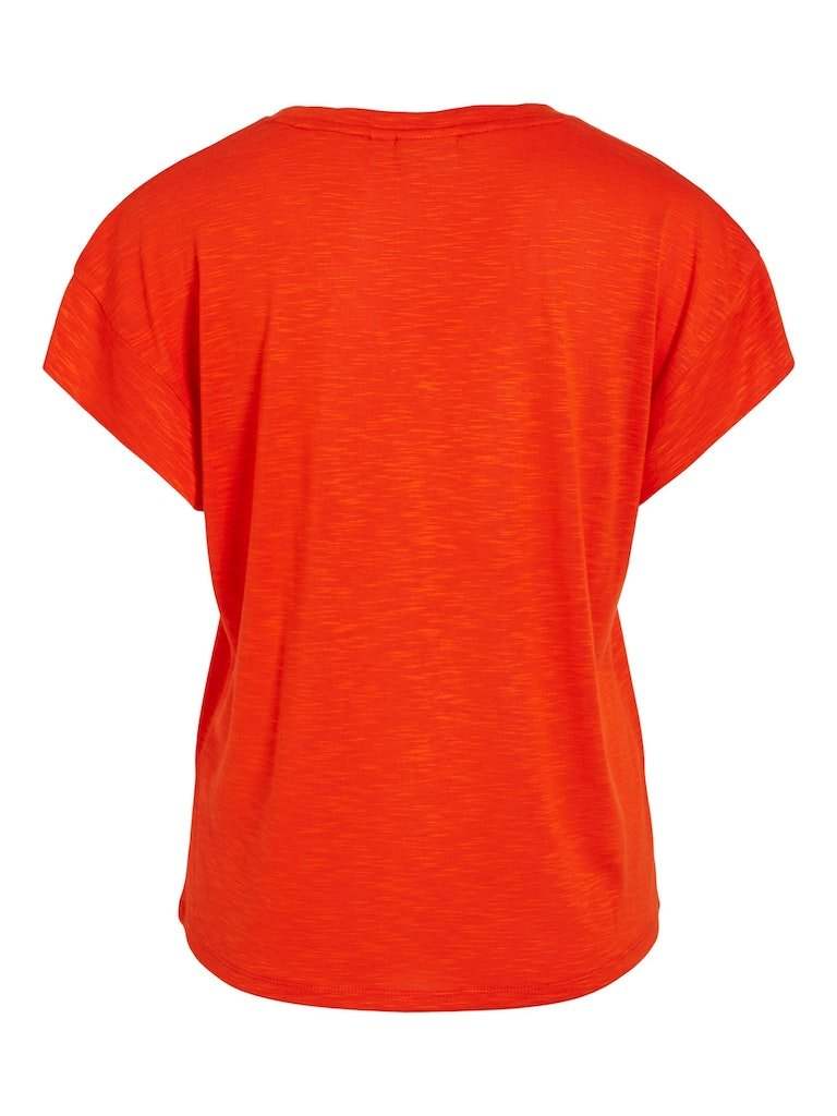 Orange.Com Tops - Vinoel S/S V-Neck Top van Vila