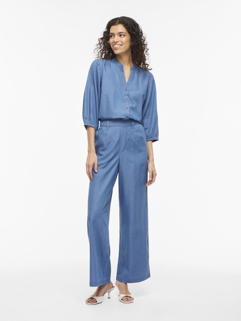 Broeken - Vinori Hw Wide Pants van Vila