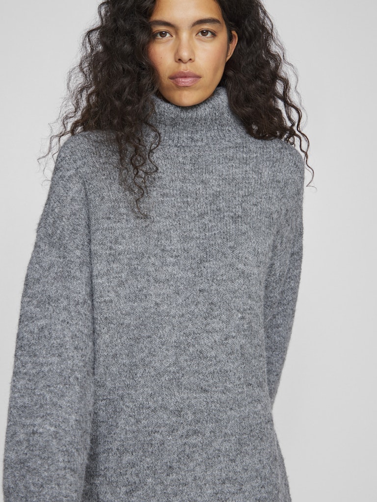 Jurken - Vinynni L/S Knit Dress van Vila