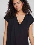 Black Beauty Tops - Viofelia V-Neck S/S Top van Vila