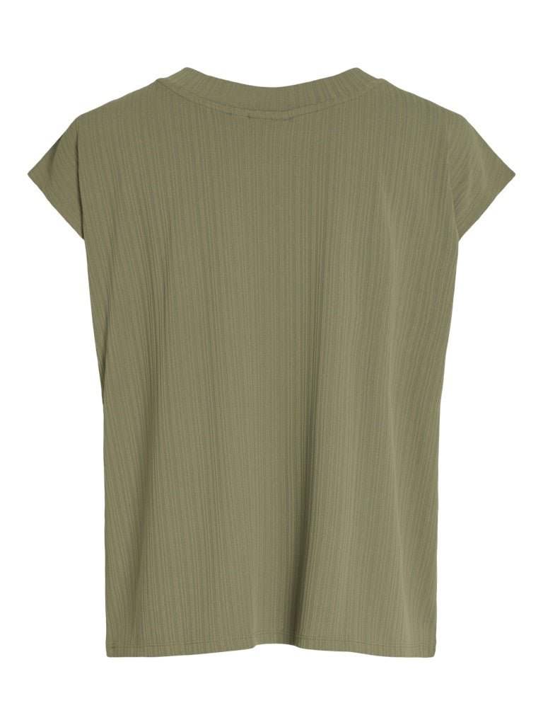 Tops - Viofelia V-Neck S/S Top van Vila