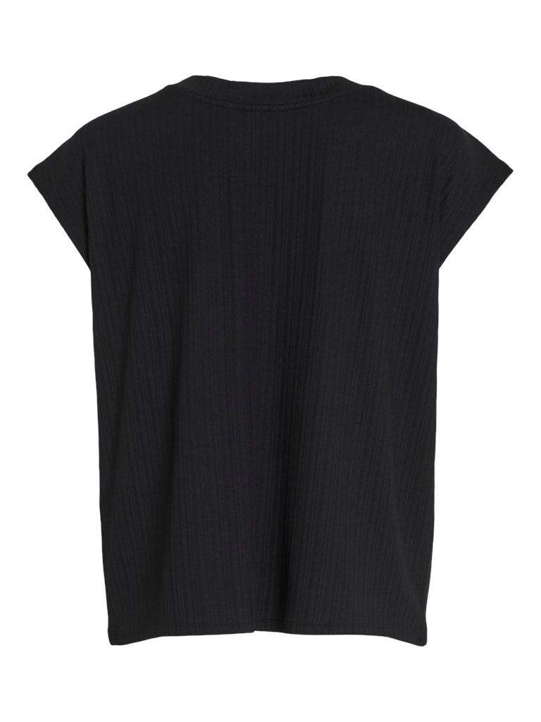 Viofelia V-Neck S/S Top van Vila – Tops voor dames | Meisjes Brugge