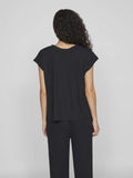 Viofelia V - Neck S/S Top - koop Tops van Vila bij Meisjes Brugge