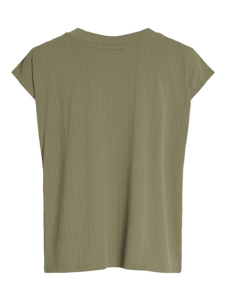 Viofelia V-Neck S/S Top van Vila – Tops voor dames | Meisjes Brugge