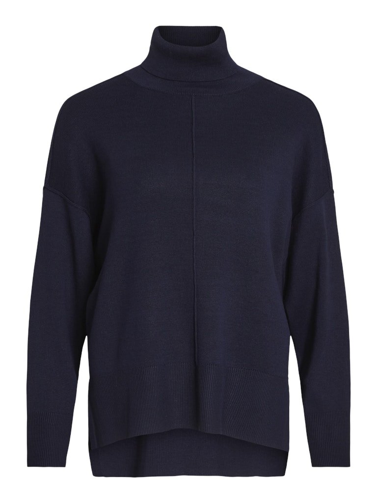 Viostria Rollneck L/S Knit Top Noos - AW25 van Vila – Pulls voor dames | Meisjes Brugge