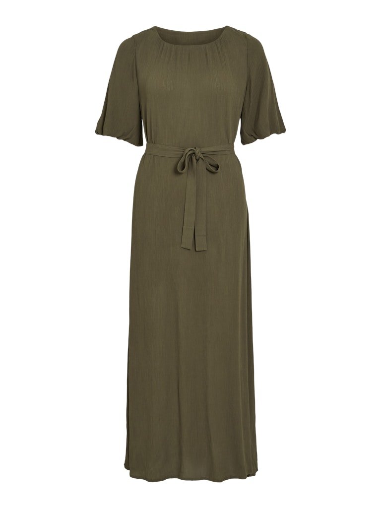 Vipaliva O - Neck 2/4 Ankle Dress - koop Jurken van Vila bij Meisjes Brugge