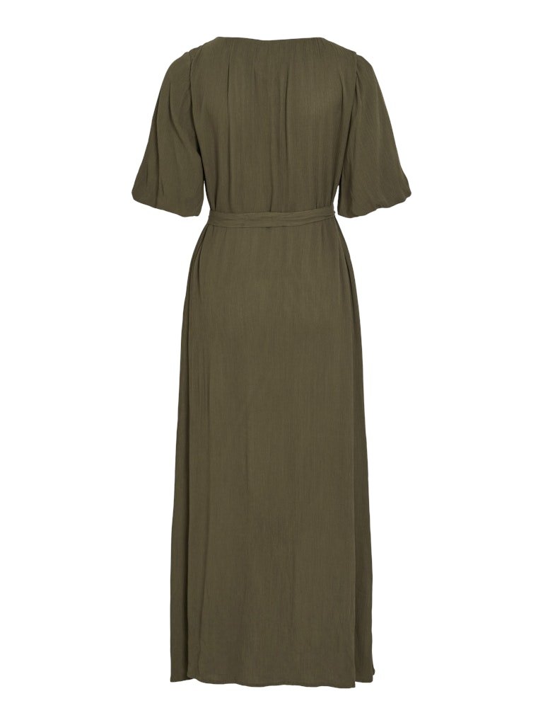 Vipaliva O - Neck 2/4 Ankle Dress - koop Jurken van Vila bij Meisjes Brugge