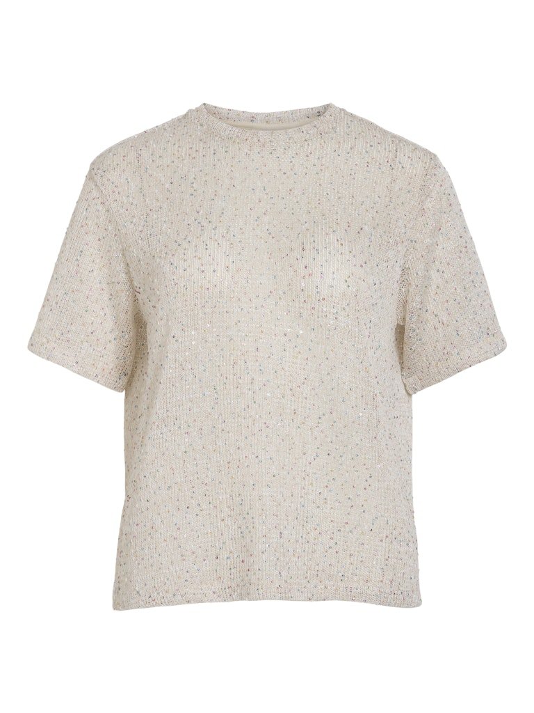 Vipatzy S/S Glitter Top - koop Tops van Vila bij Meisjes Brugge