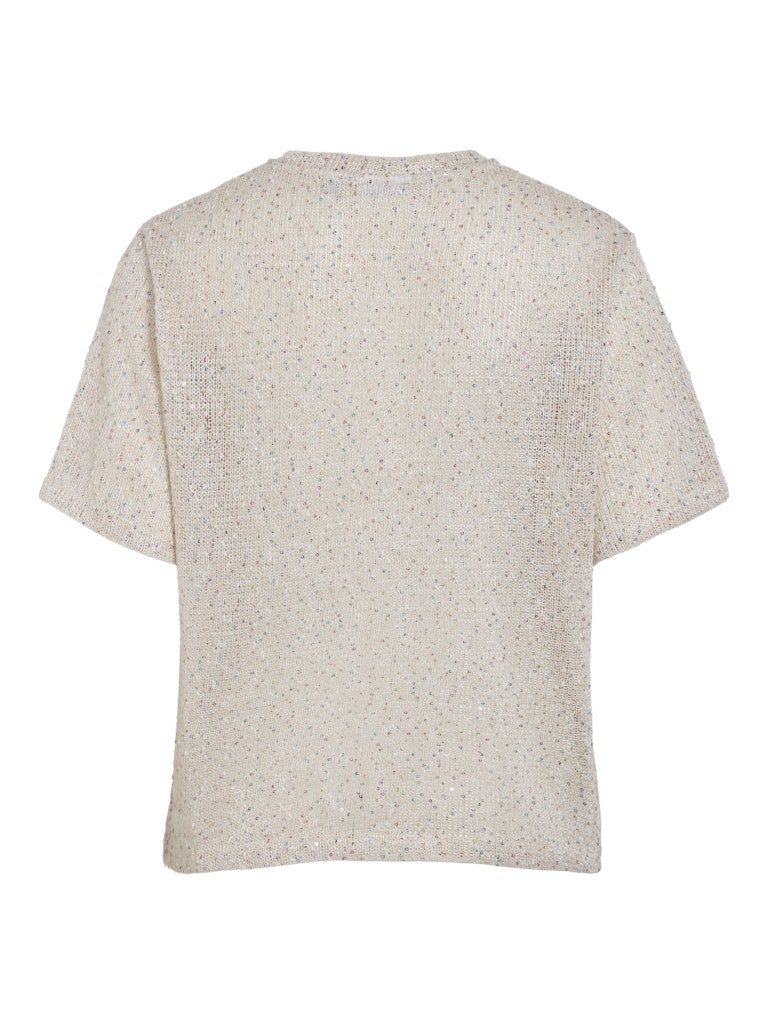 Vipatzy S/S Glitter Top - koop Tops van Vila bij Meisjes Brugge