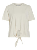 T-shirts Vipippa O-Neck S/S Tie T-Shirt van Vila