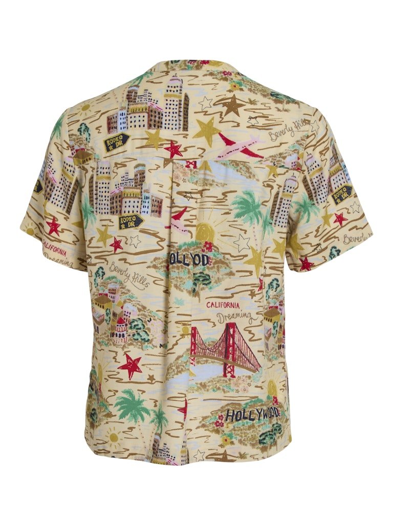 Viprina Esa V-Neck S/S Top van Vila – Tops voor dames | Meisjes Brugge