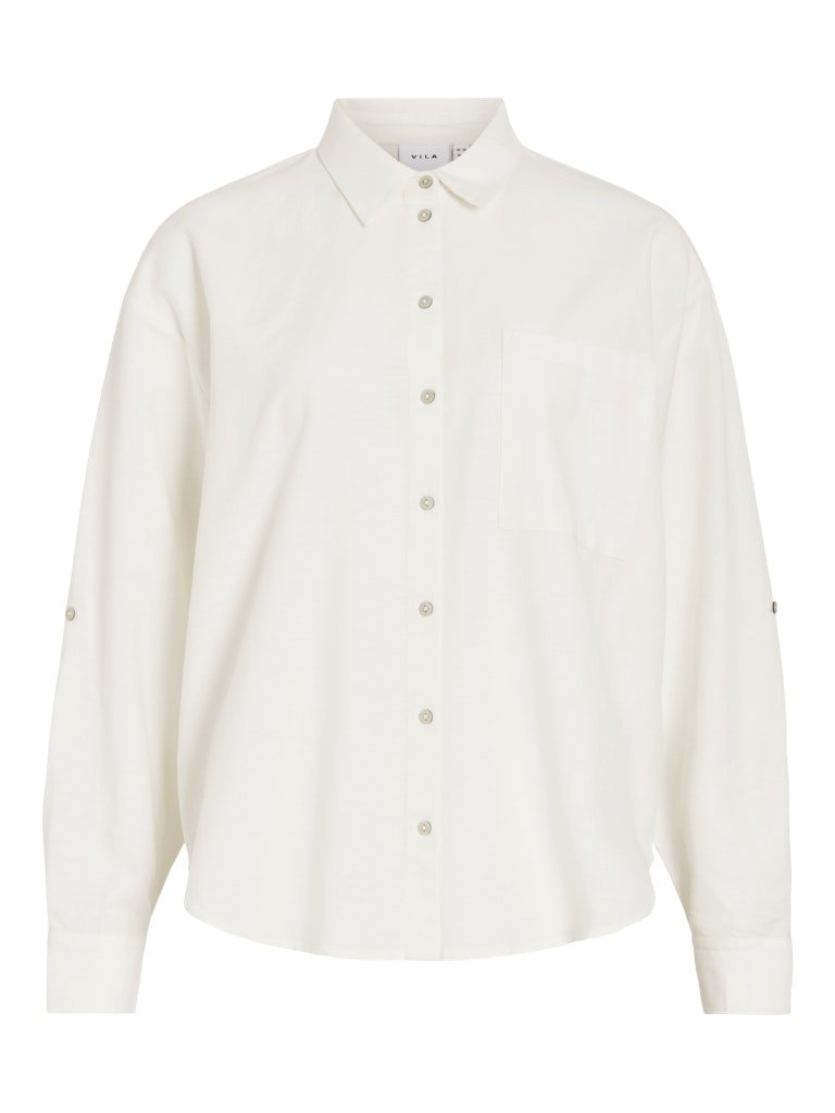 Viprisilla L/S Loose Shirt Noos van Vila – Shirts voor dames | Meisjes Brugge