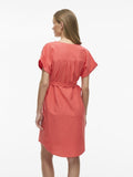 Viprisilla V - Neck S/S Dress - koop Jurken van Vila bij Meisjes Brugge