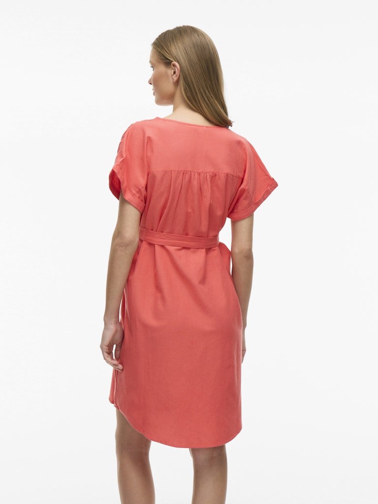 Viprisilla V - Neck S/S Dress - koop Jurken van Vila bij Meisjes Brugge