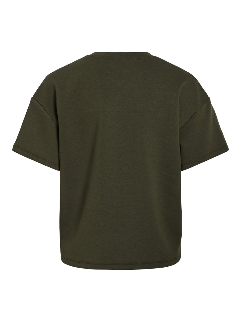 Vireflect O-Neck S/S Top van Vila – Tops voor dames | Meisjes Brugge