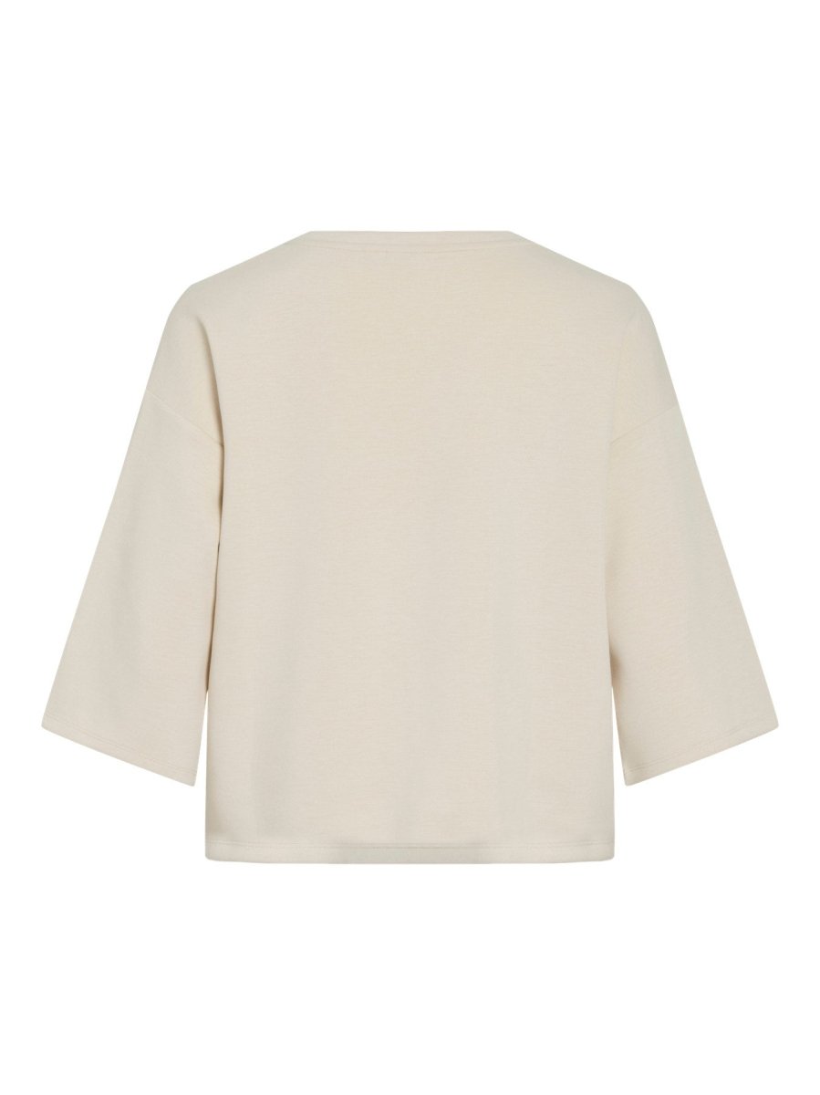 Vireflect V-Neck 3/4 String Top van Vila – Tops voor dames | Meisjes Brugge