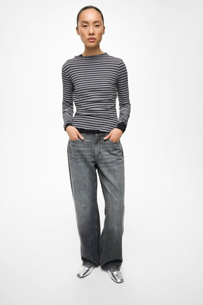 Tops - Virika L/S Funnel Neck Top - Noos van Vila