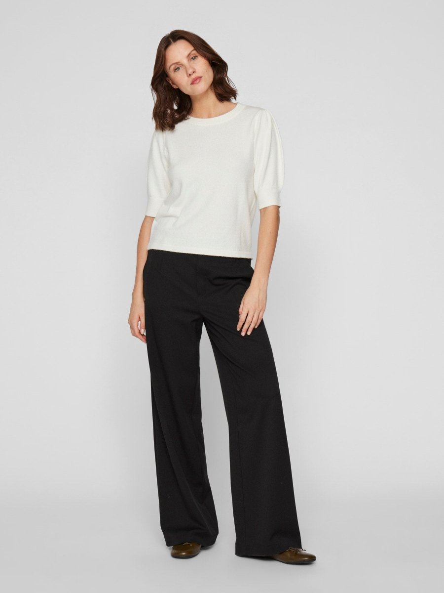 Pulls - Viril 2/4 Sleeve O-Neck Knit Top Noos van Vila