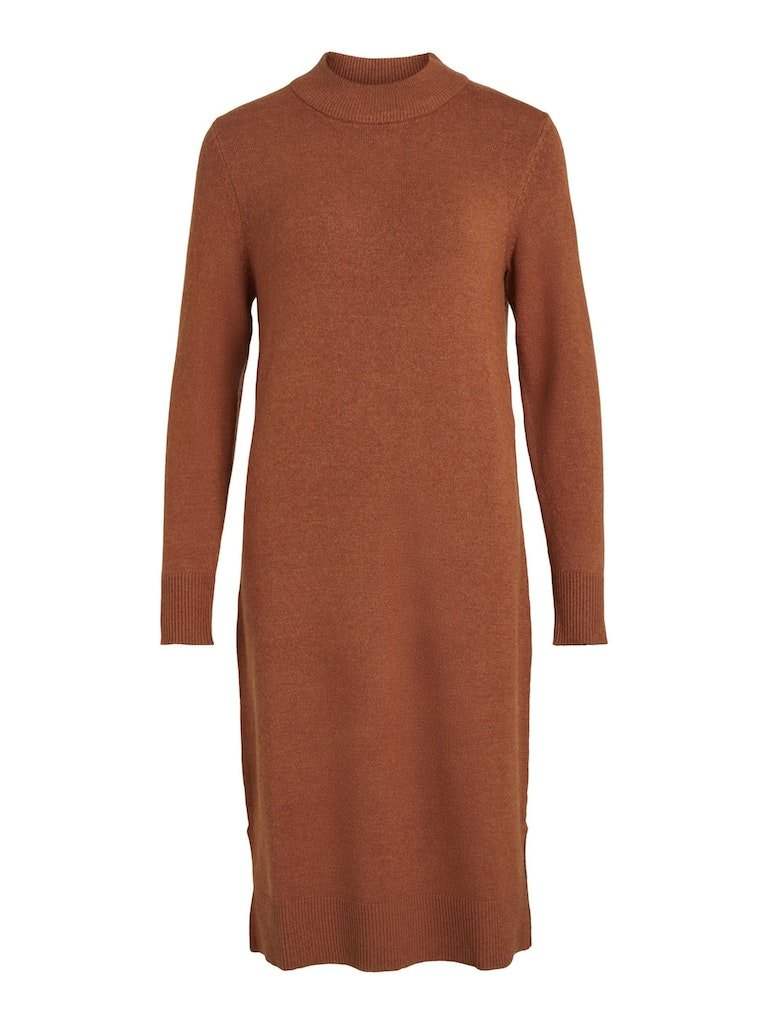 Jurken Viril Crew Neck L/S Midi Dress - Noos van Vila