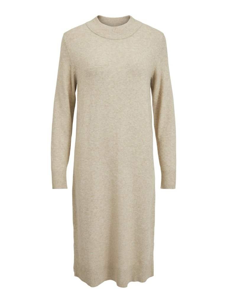 Jurken Viril Crew Neck L/S Midi Dress - Noos van Vila