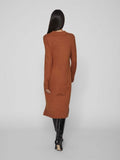 Jurken Viril Crew Neck L/S Midi Dress - Noos van Vila