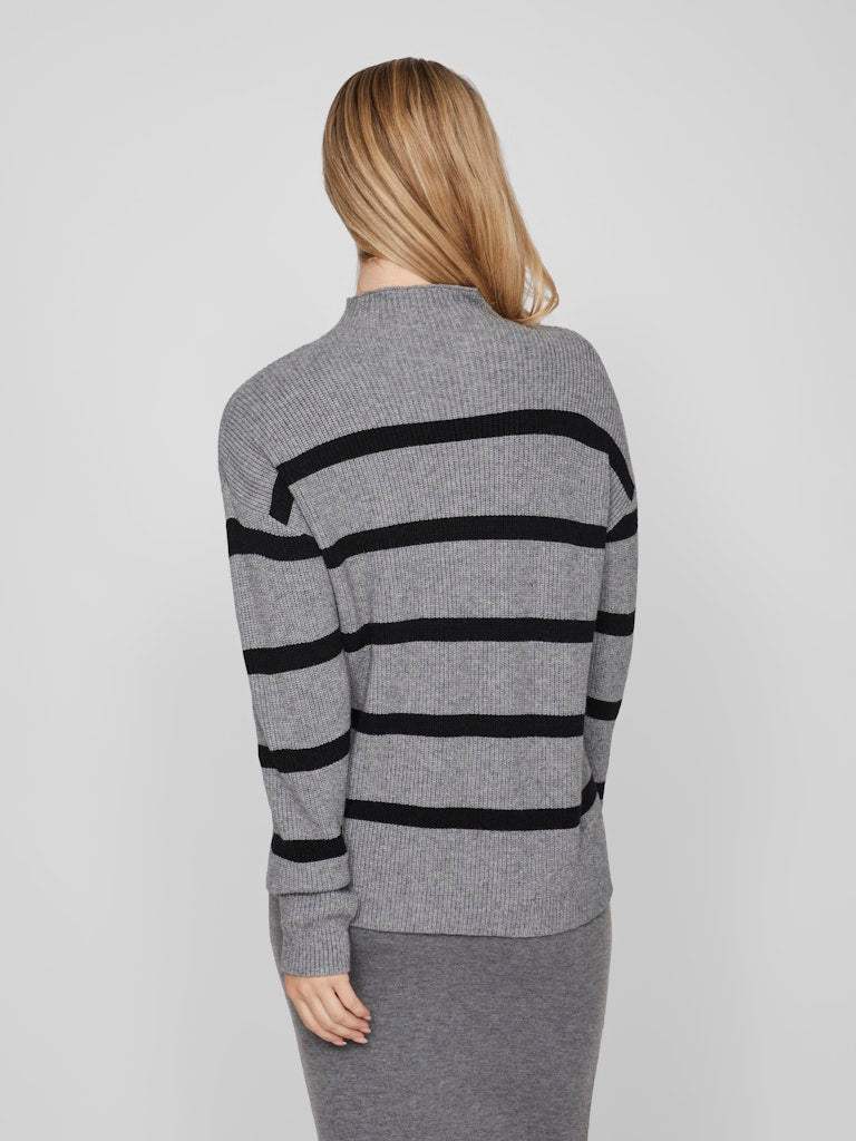 Pulls Viril Mockneck L/S Knit Rib Top 2 - Noos AW24 van Vila