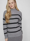 Pulls - Viril Mockneck L/S Knit Rib Top 2 - Noos AW24 van Vila