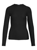 Black beauty Tops - Visagara Funnelneck L/S Top van Vila