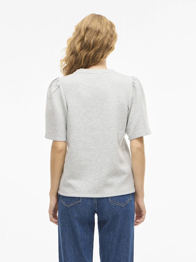 Visandy 2/4 O-Neck Sweat Top van Vila – Sweaters voor dames | Meisjes Brugge