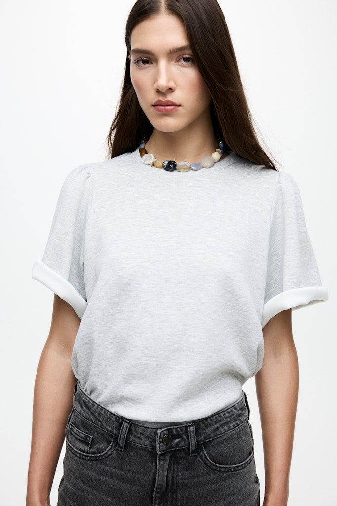 Visandy 2/4 O-Neck Sweat Top van Vila – Sweaters voor dames | Meisjes Brugge