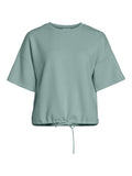Visandy 2/4 String Sweat Top - SS26 van Vila – Sweaters voor dames | Meisjes Brugge