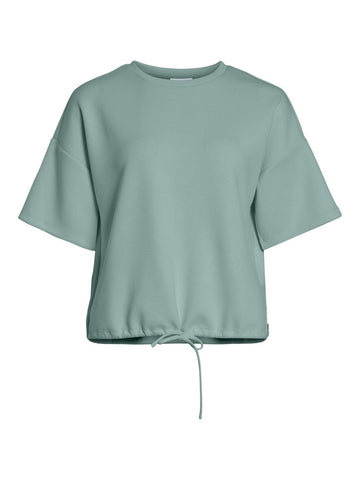 Visandy 2/4 String Sweat Top - SS26 van Vila – Sweaters voor dames | Meisjes Brugge