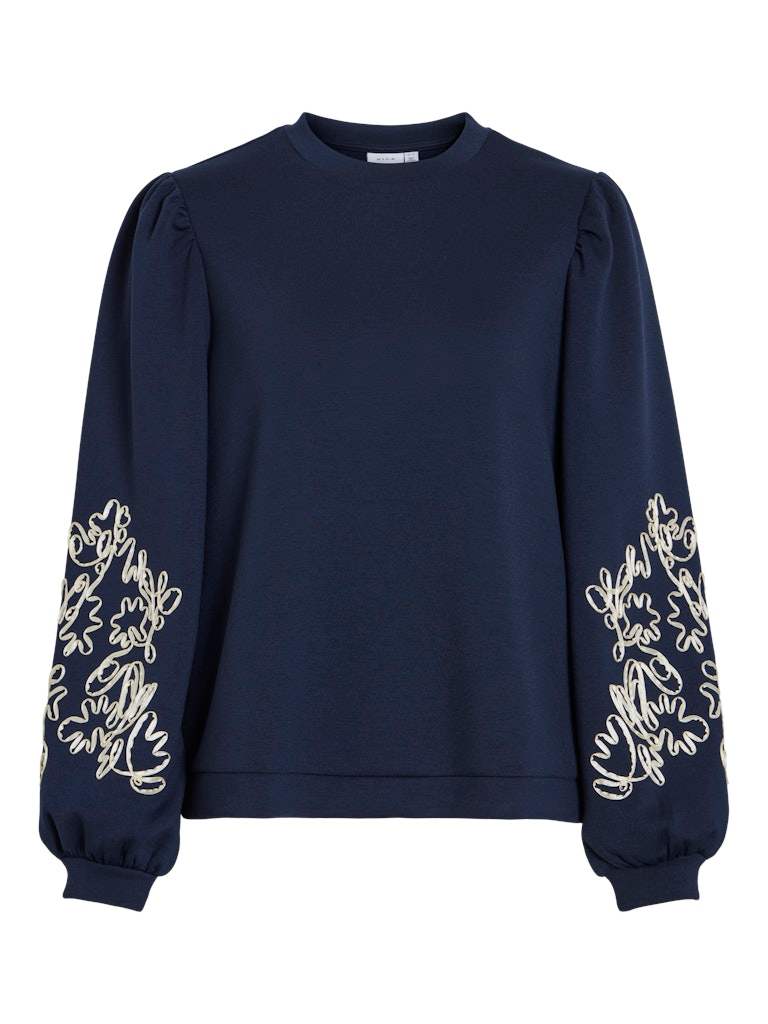 Visif L/S Detail Sweat van Vila – Sweaters voor dames | Meisjes Brugge