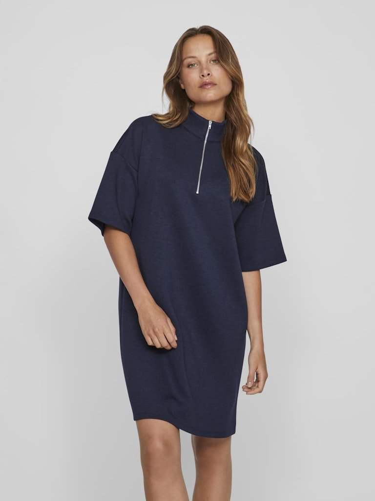 Jurken Visiffi High Neck 2/4 Dress van Vila