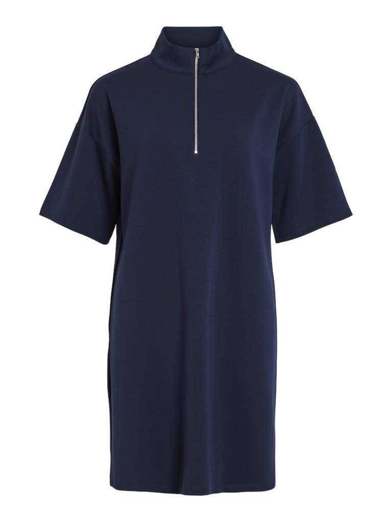 Jurken - Visiffi High Neck 2/4 Dress van Vila