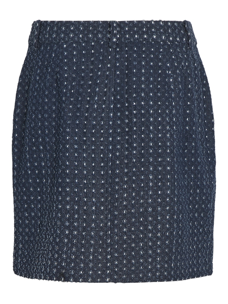 Rokken - Visilver Hw Glitter Denim Skirt van Vila