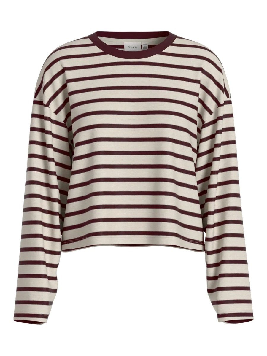 Visina O-Neck L/S Top van Vila – Tops voor dames | Meisjes Brugge