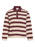 Visinas L/S Polo Shirt van Vila – Tops voor dames | Meisjes Brugge