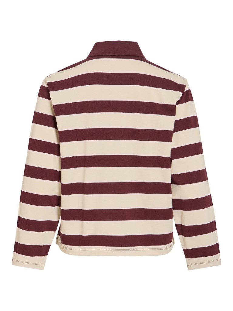 Visinas L/S Polo Shirt van Vila – Tops voor dames | Meisjes Brugge