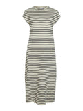Visinny O-Neck Cap Sleeve Midi Dress van Vila – Jurken voor dames | Meisjes Brugge